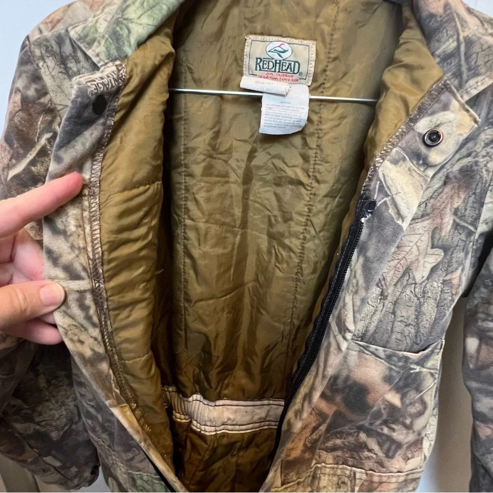 VTG Redhead Coveralls Youth 16 Advantage Timber Camo Insulated Zip Hunting Suit